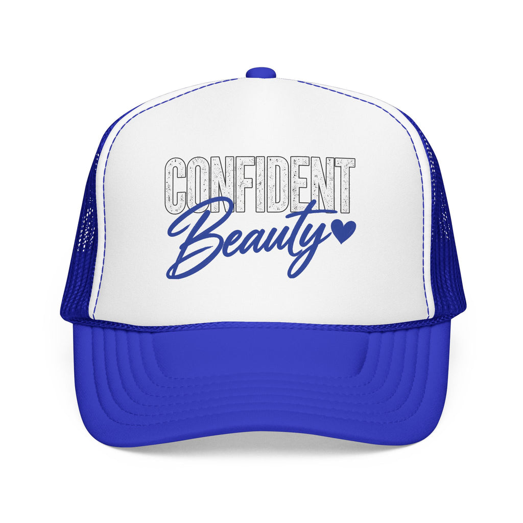 Confident Beauty Foam Trucker Mesh Cap