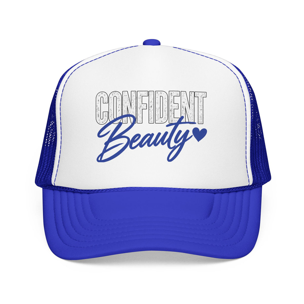 Confident Beauty Foam Trucker Mesh Cap