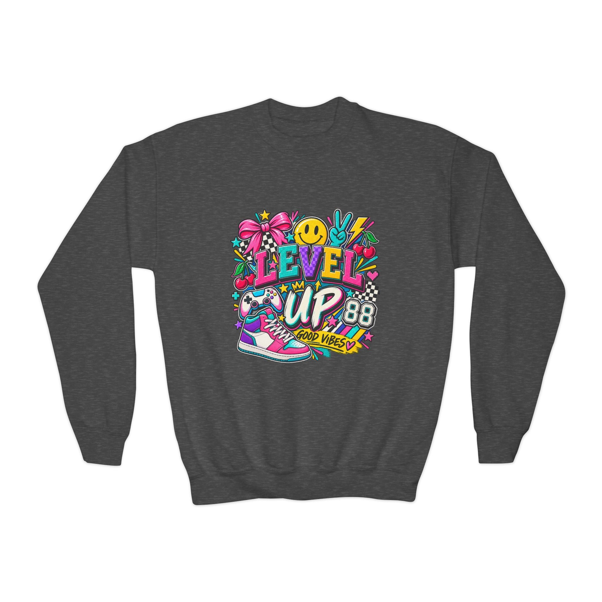 Good Vibes Youth Crewneck Sweatshirt