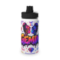 Gemini Stainless Steel Water Bottle, Sports Lid
