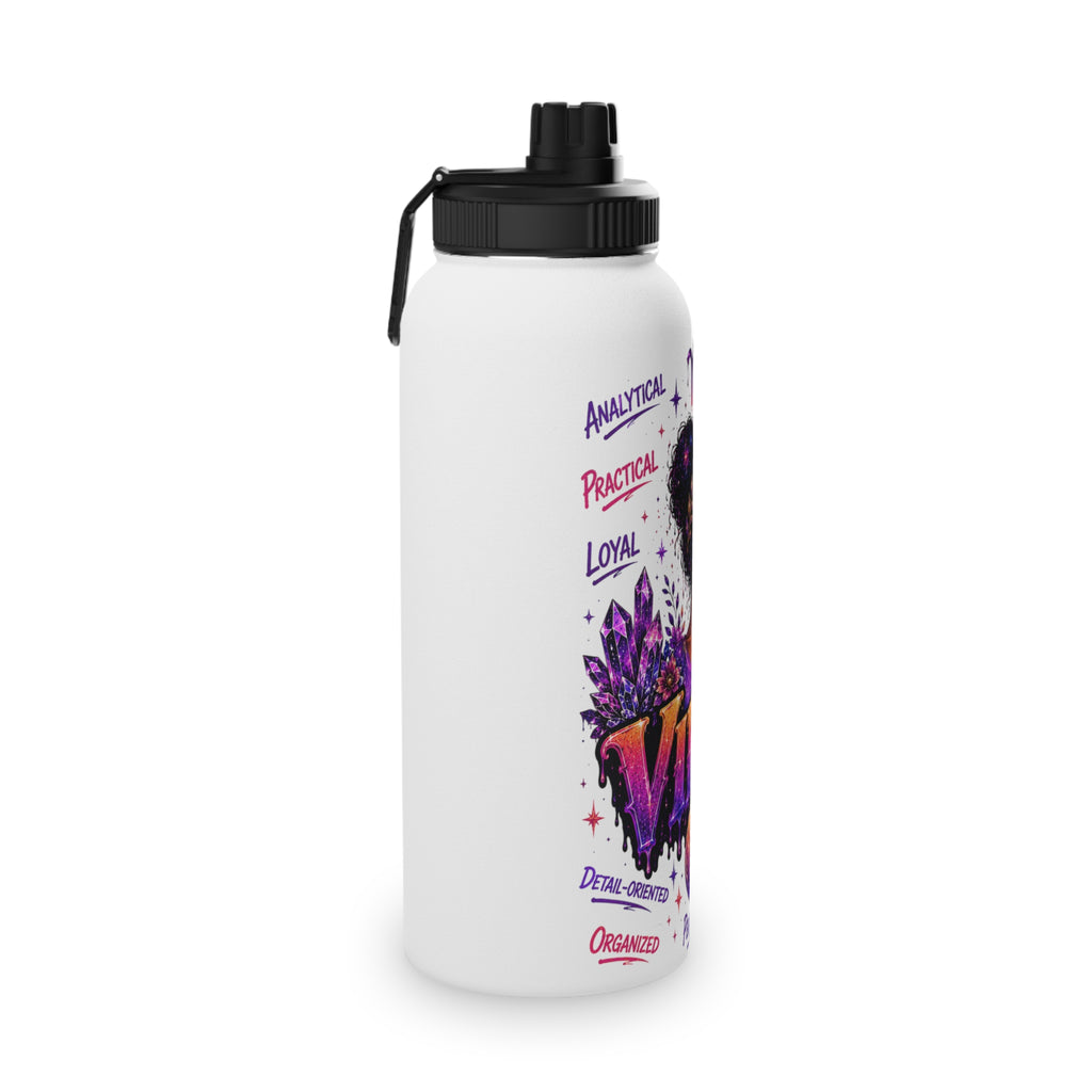 Virgo Stainless Steel Water Bottle, Sports Lid