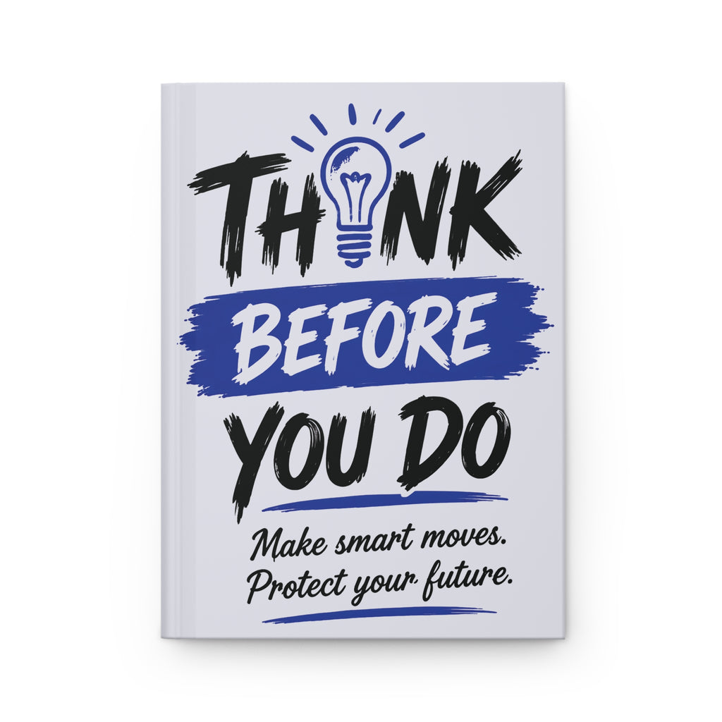 Think Before You Do Hardcover Journal Matte