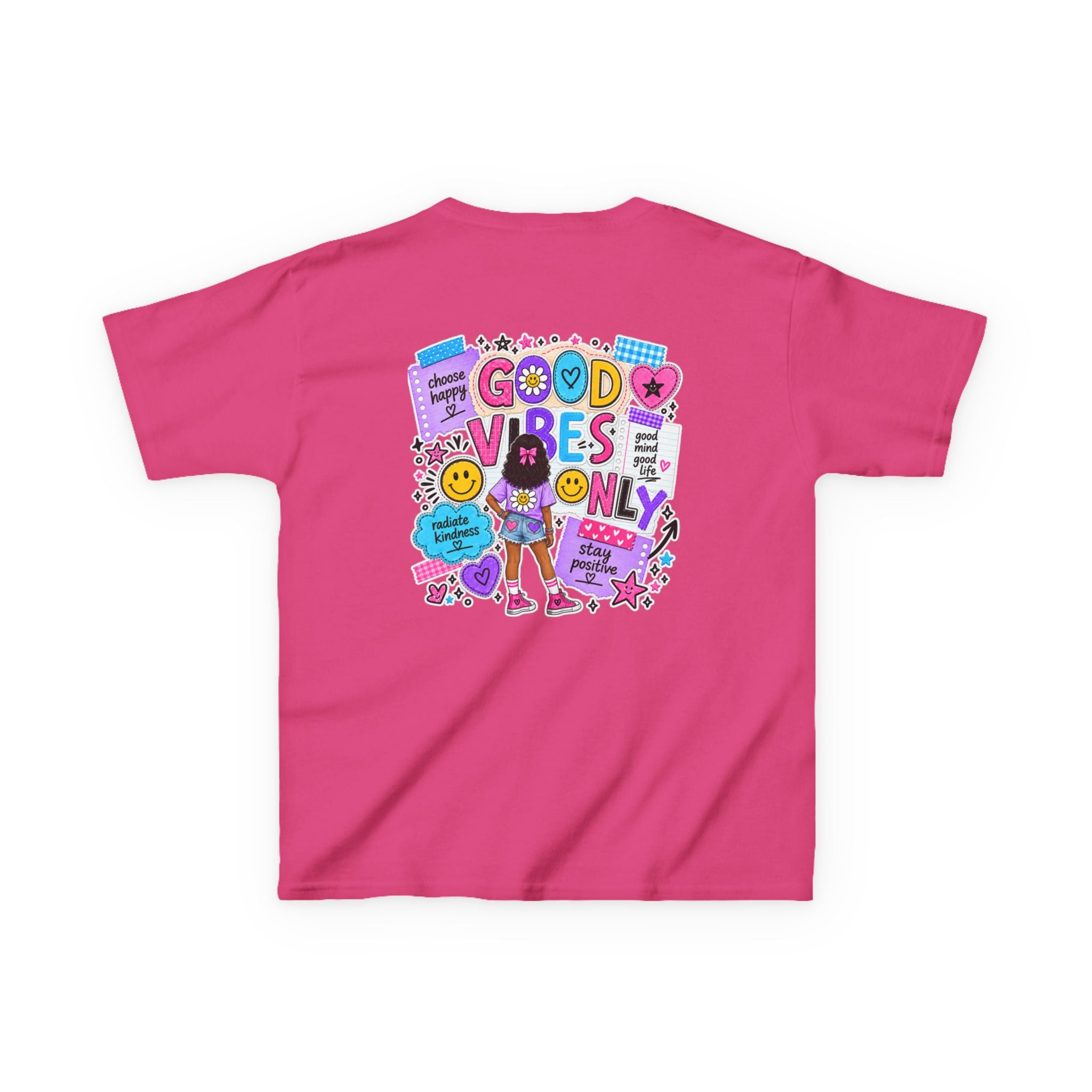 Good Vibes Only Heavy Cotton Kids T-Shirt