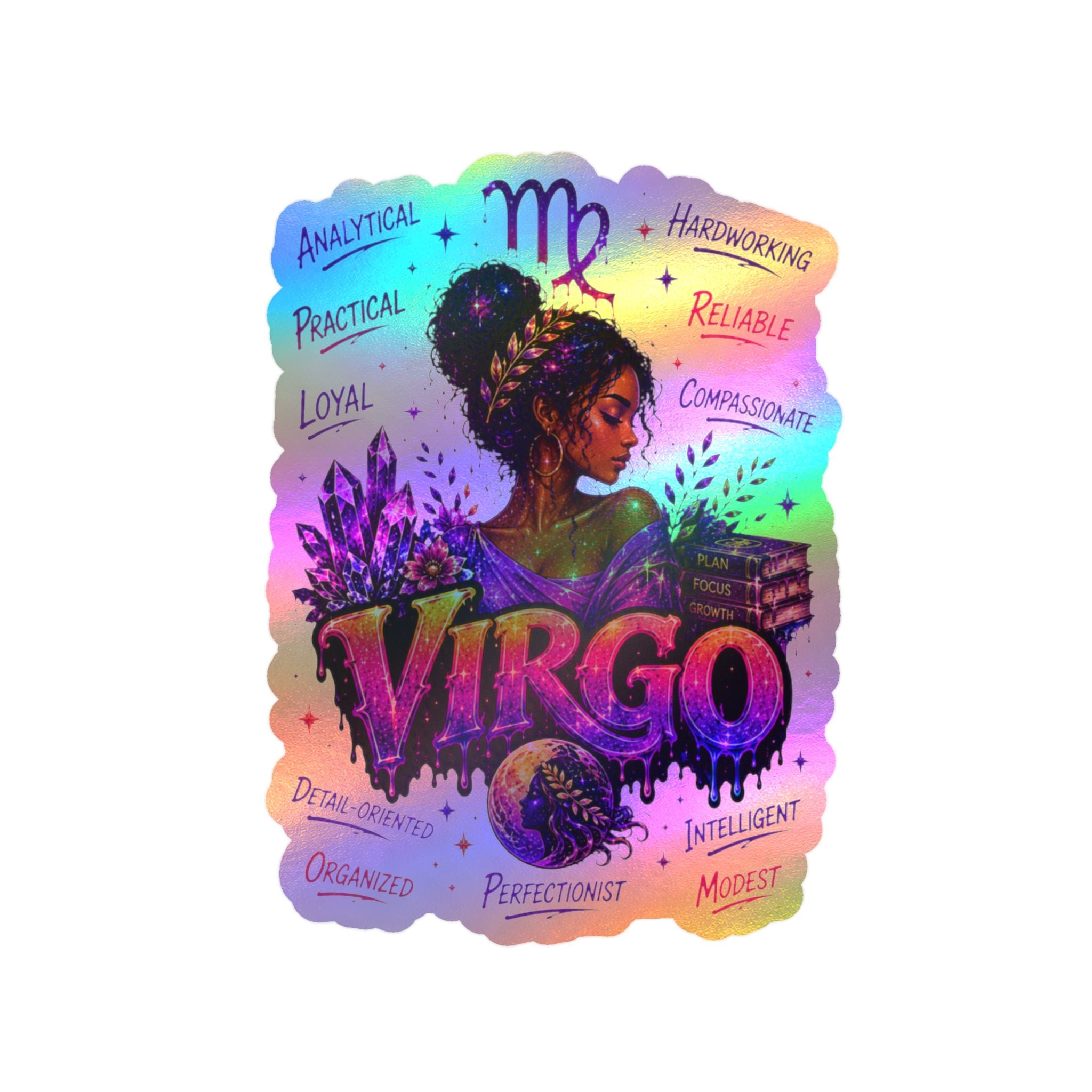 Virgo Zodiac Kiss-Cut Vinyl Decals