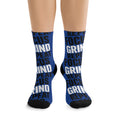 Unisex Focus Grind and Repeat Poly Socks