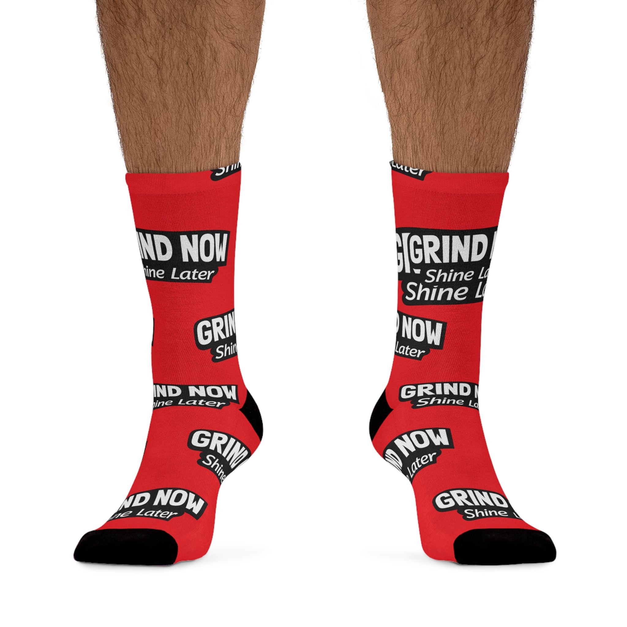 Grind Now Shine Later Poly Socks