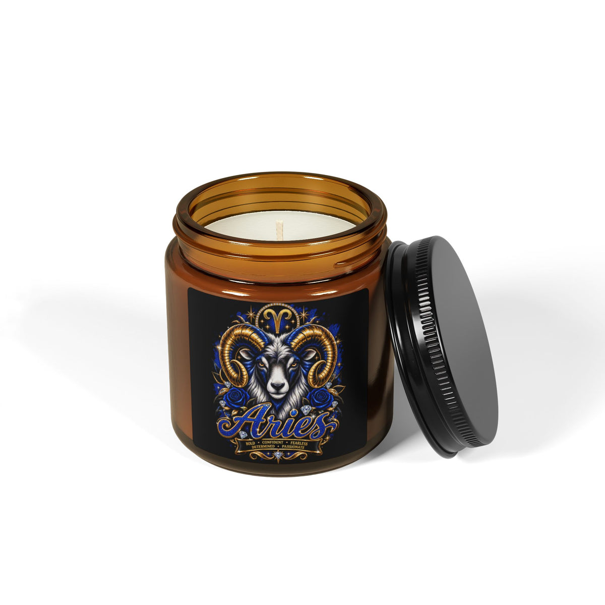 Aries Soy Candle (Amber Jar)