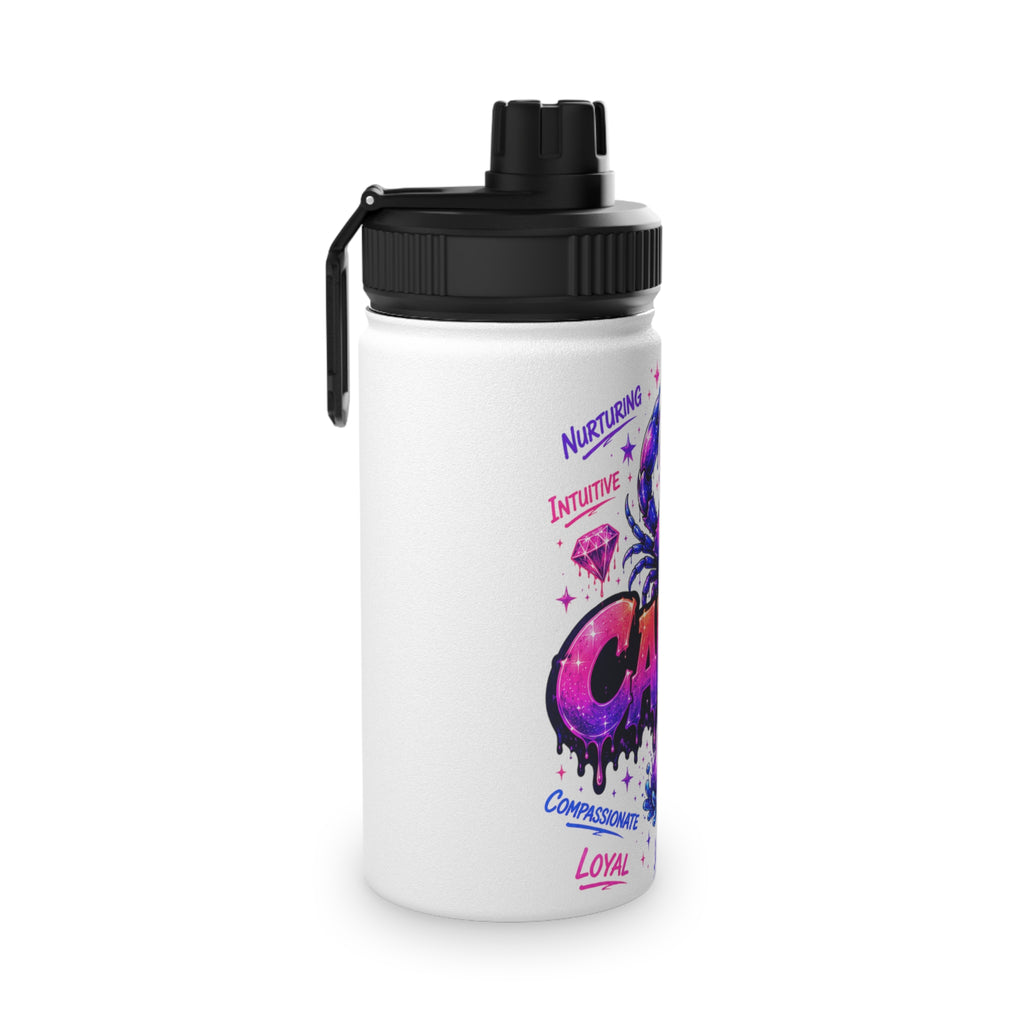 Cancer Stainless Steel Water Bottle, Sports lids