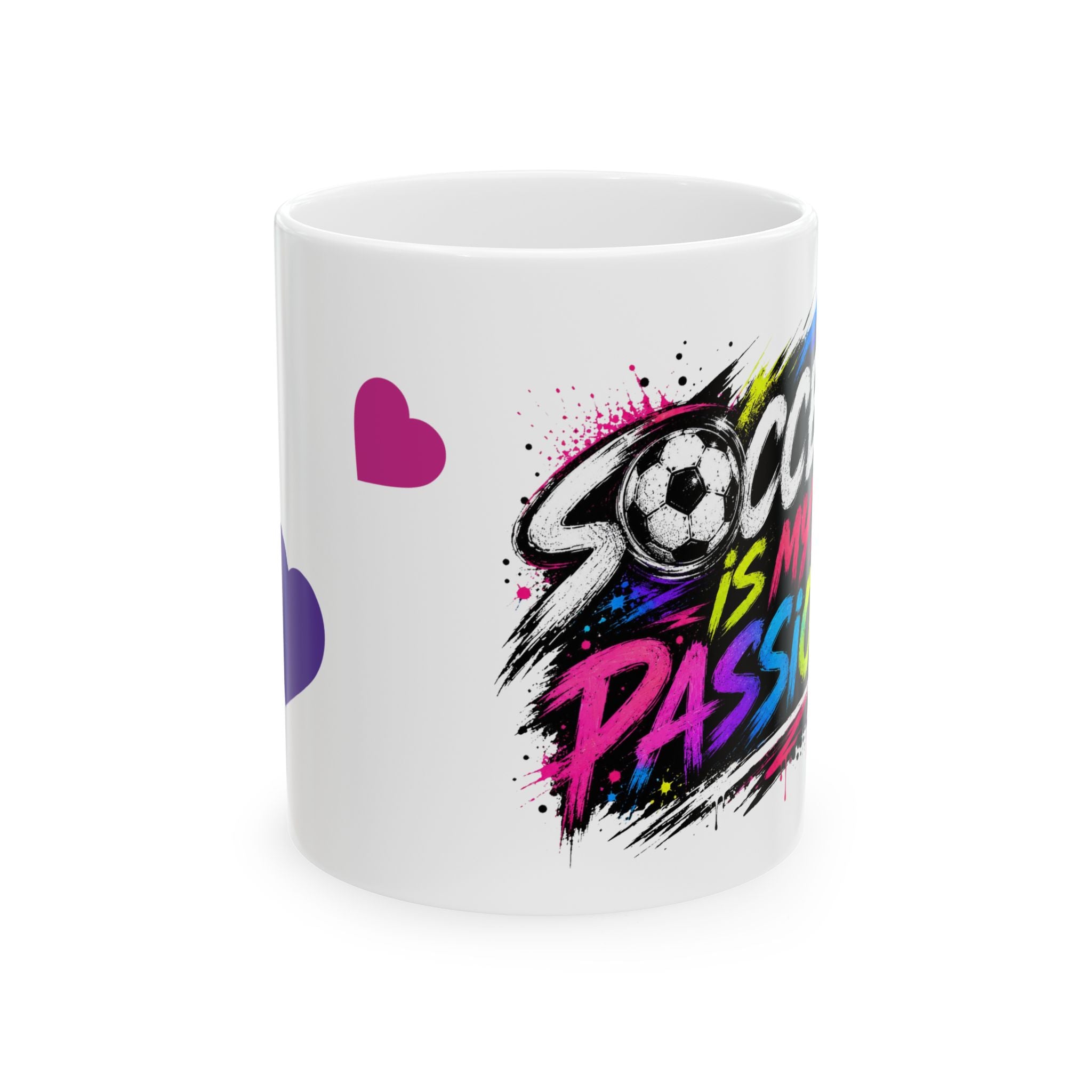 Soccer is my passion Ceramic Mug, (11oz)