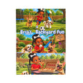 Bria’s Backyard Fun 3-Scene Velveteen Blanket