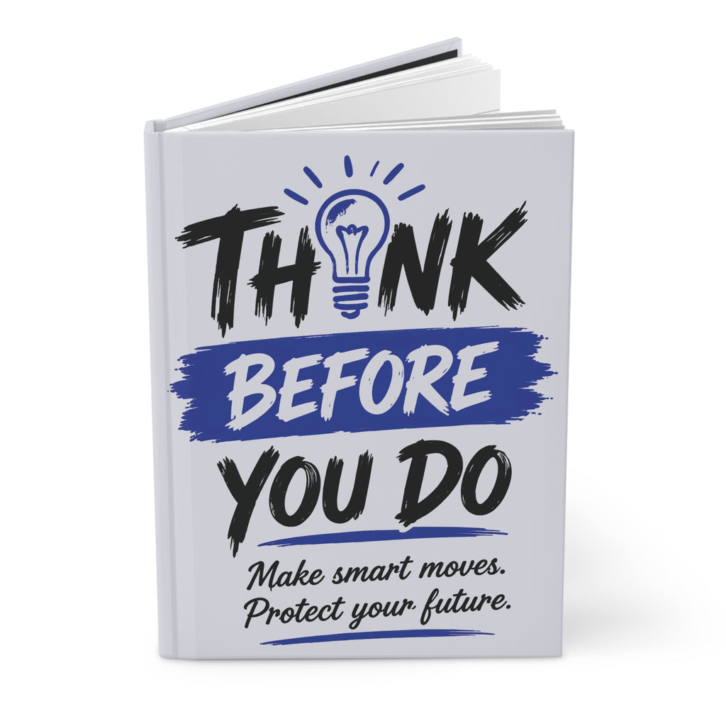 Think Before You Do Hardcover Journal Matte