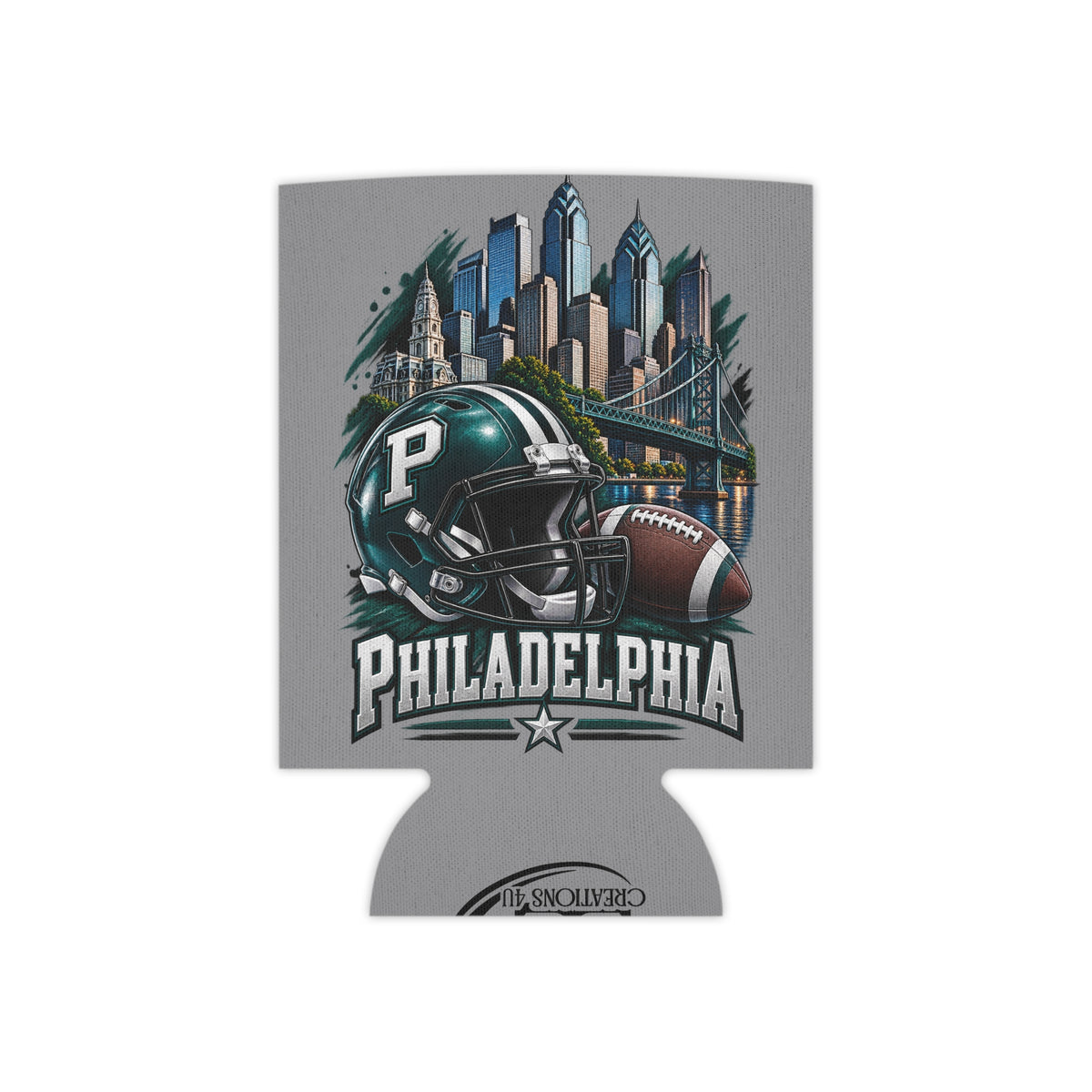 Philadelphia Football Can Cooler Sleeve