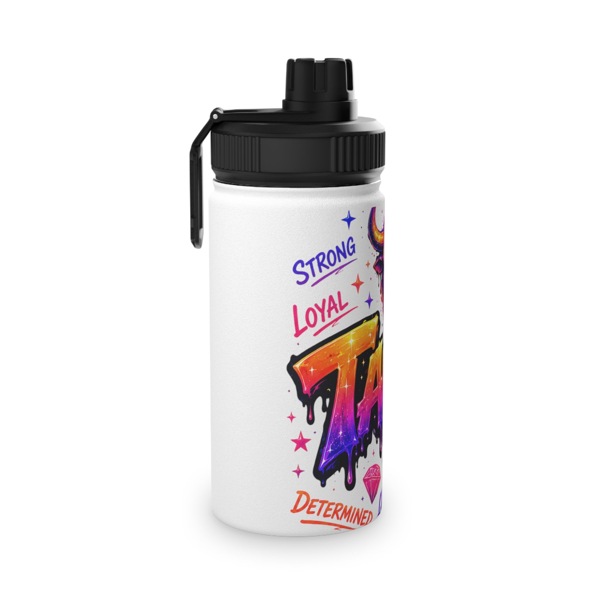 Taurus Stainless Steel Water Bottle, Sports Lid