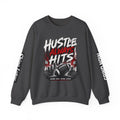Hustle Always Hits Football Crewneck Sweatshirt