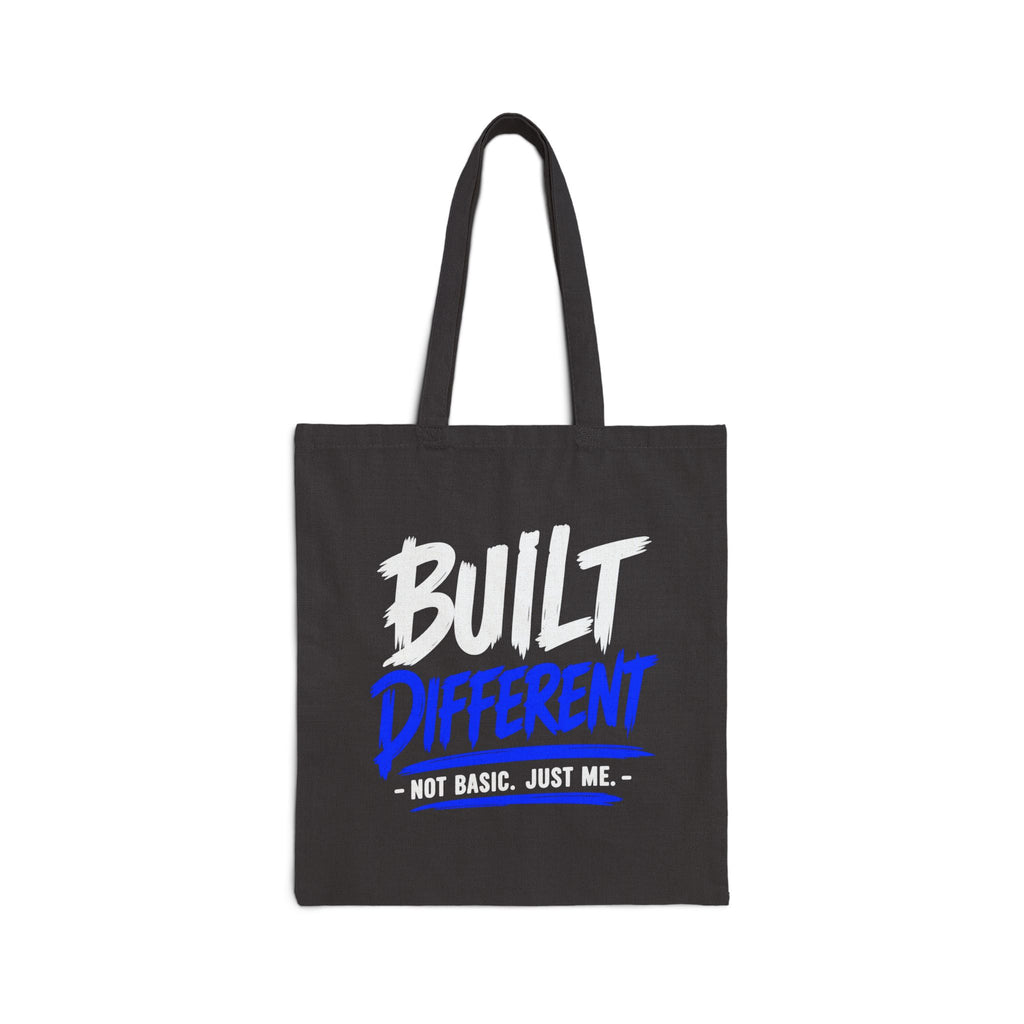 Built Different Canvas Tote Bag