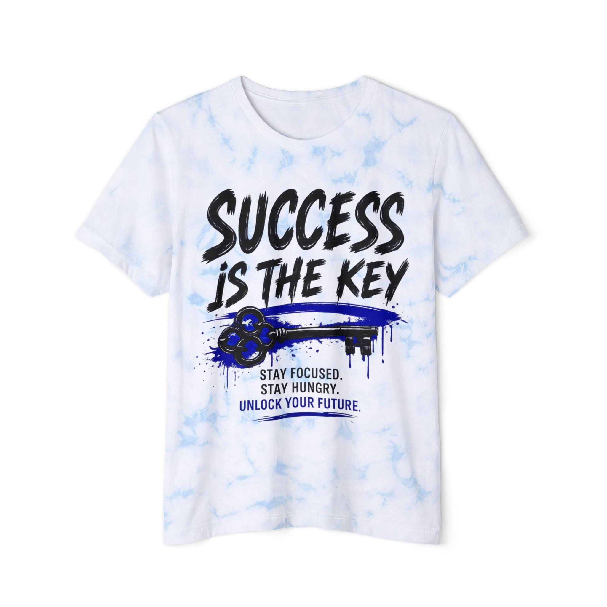 Success Is the Key
 Fashion Tie-Dyed T-Shirt