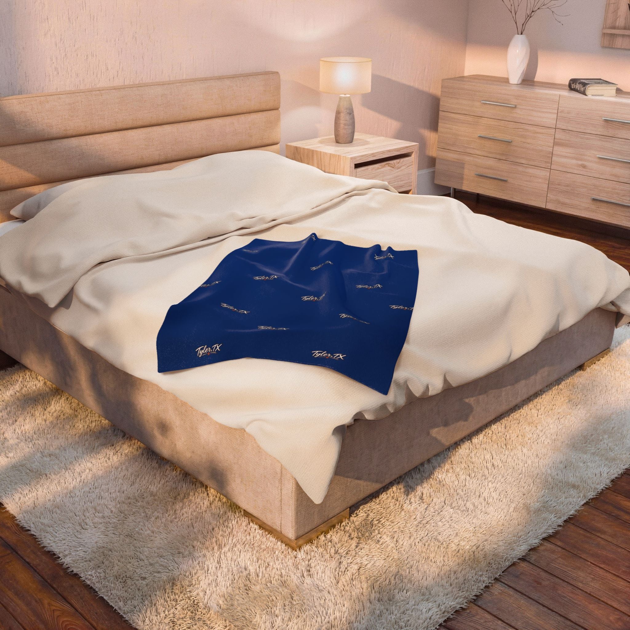 Little Man That’s Me Plush Velveteen Blanket