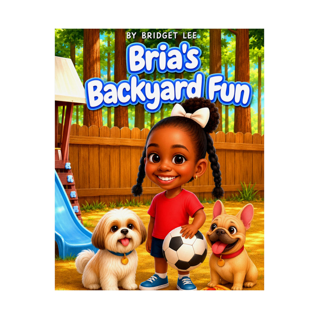 Bria's Backyard Fun 8" × 10" Matte Poste