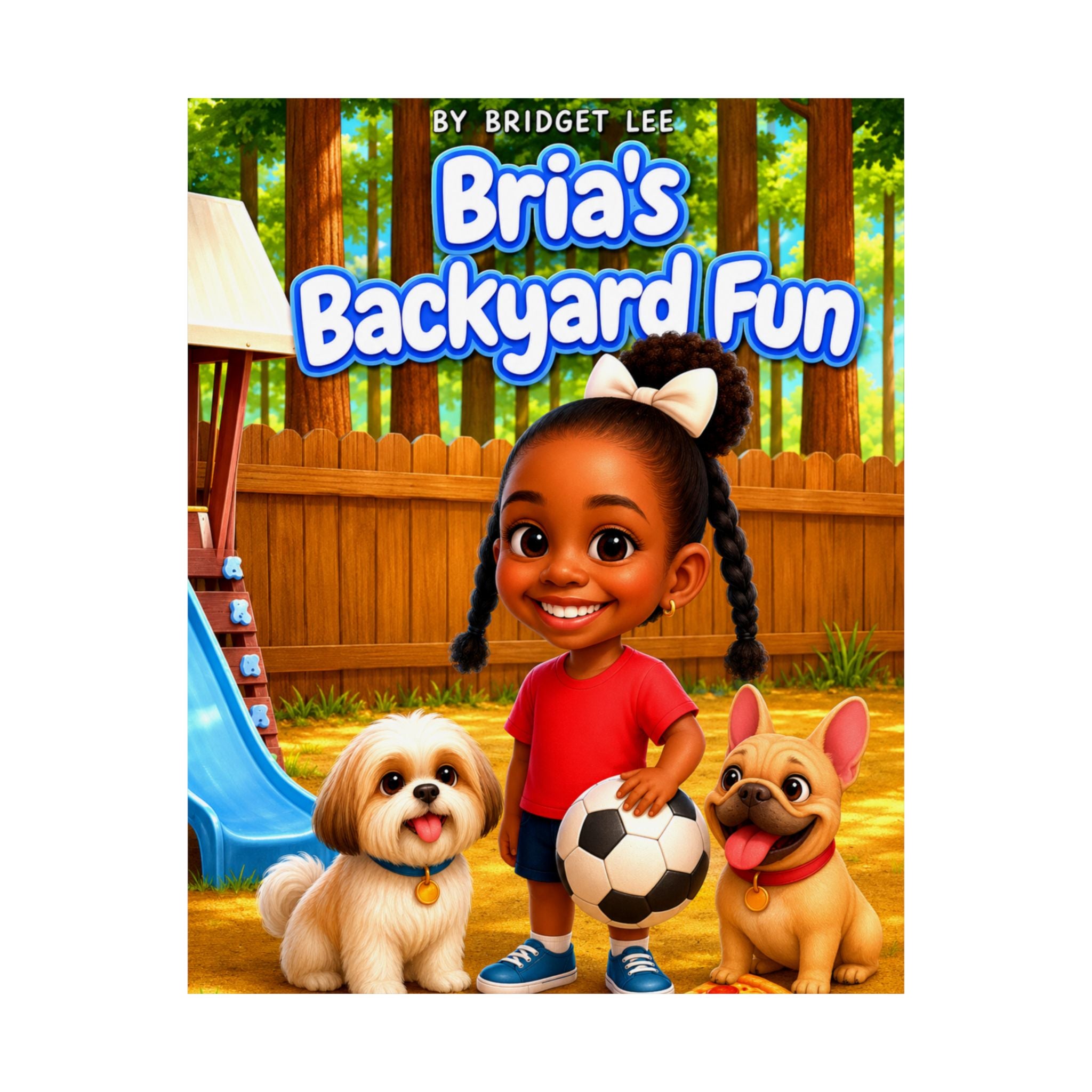 Bria's Backyard Fun 8" × 10" Matte Poste