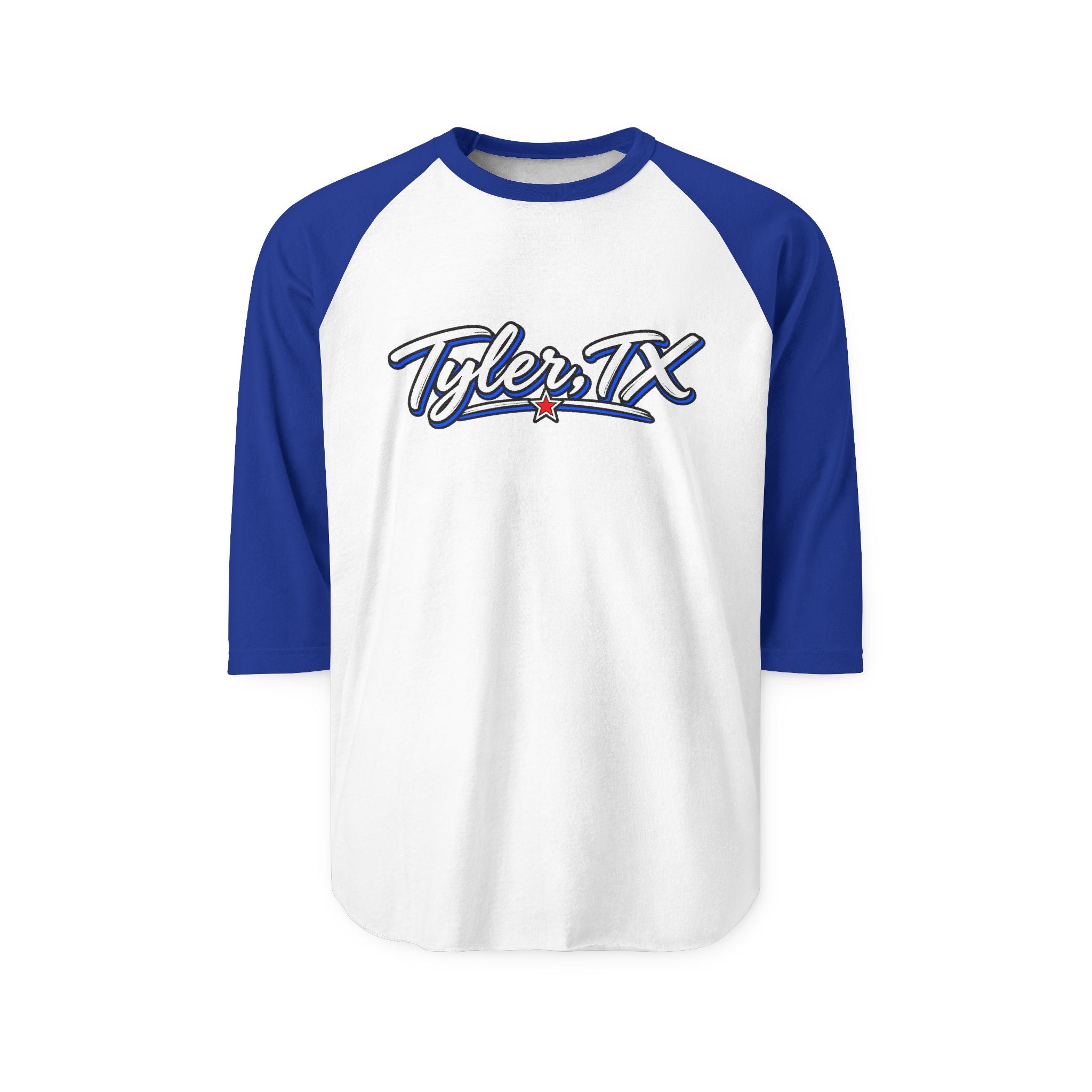 Tyler Unisex Three-Quarter Sleeve Raglan Shirt