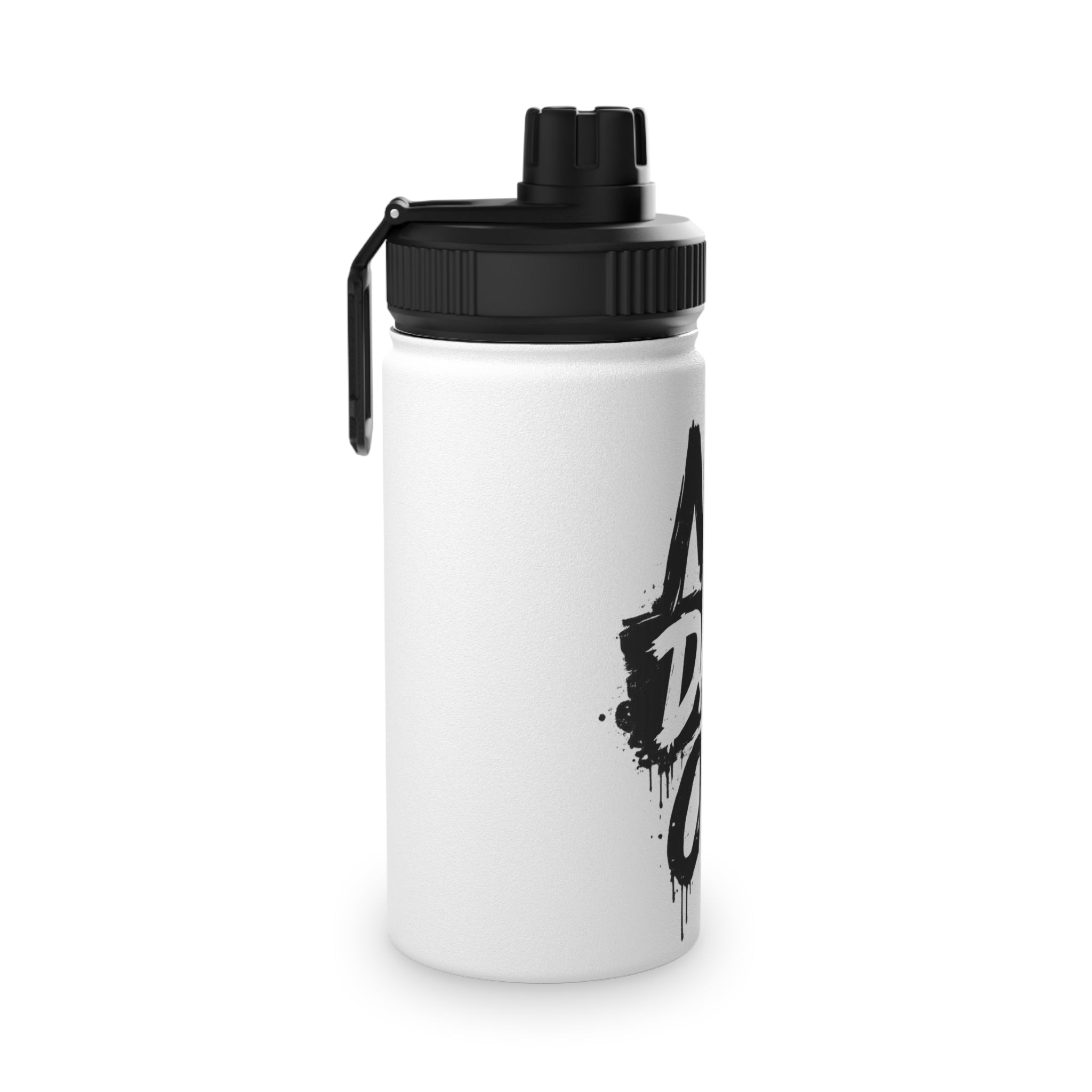 No Days Off Stainless Steel Water Bottle, Sports Lid