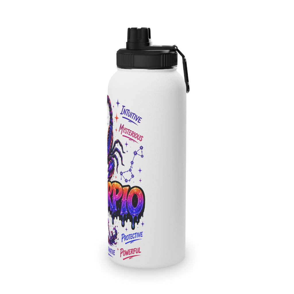 Scorpio Stainless Steel Water Bottle, Sports Lids