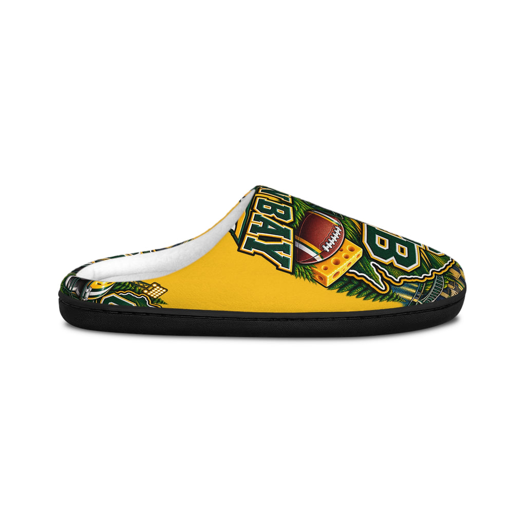 Green Bay Football  Men's Indoor Slippers