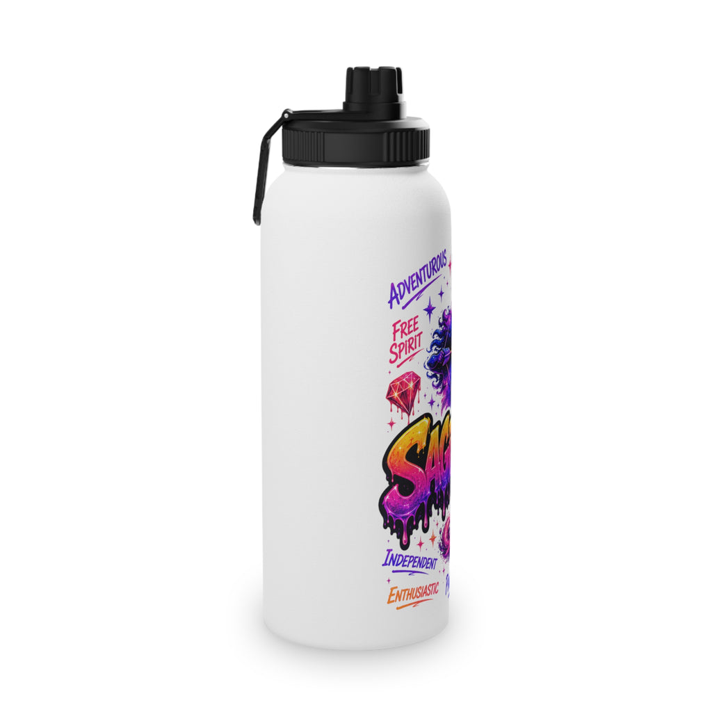 Sagittarius Stainless Steel Water Bottle, Sports Lid