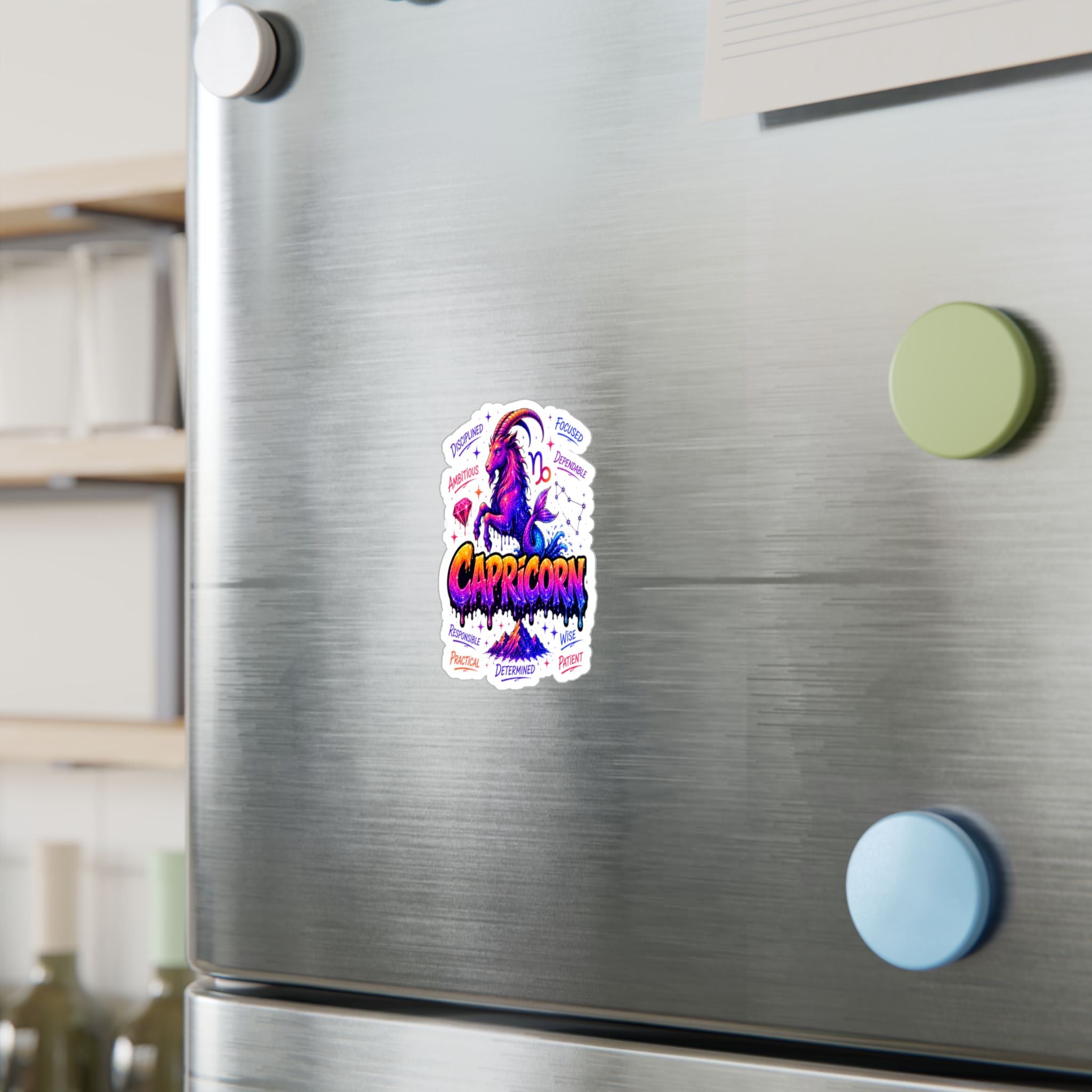 Capricorn Zodiac Kiss-Cut Vinyl Decals