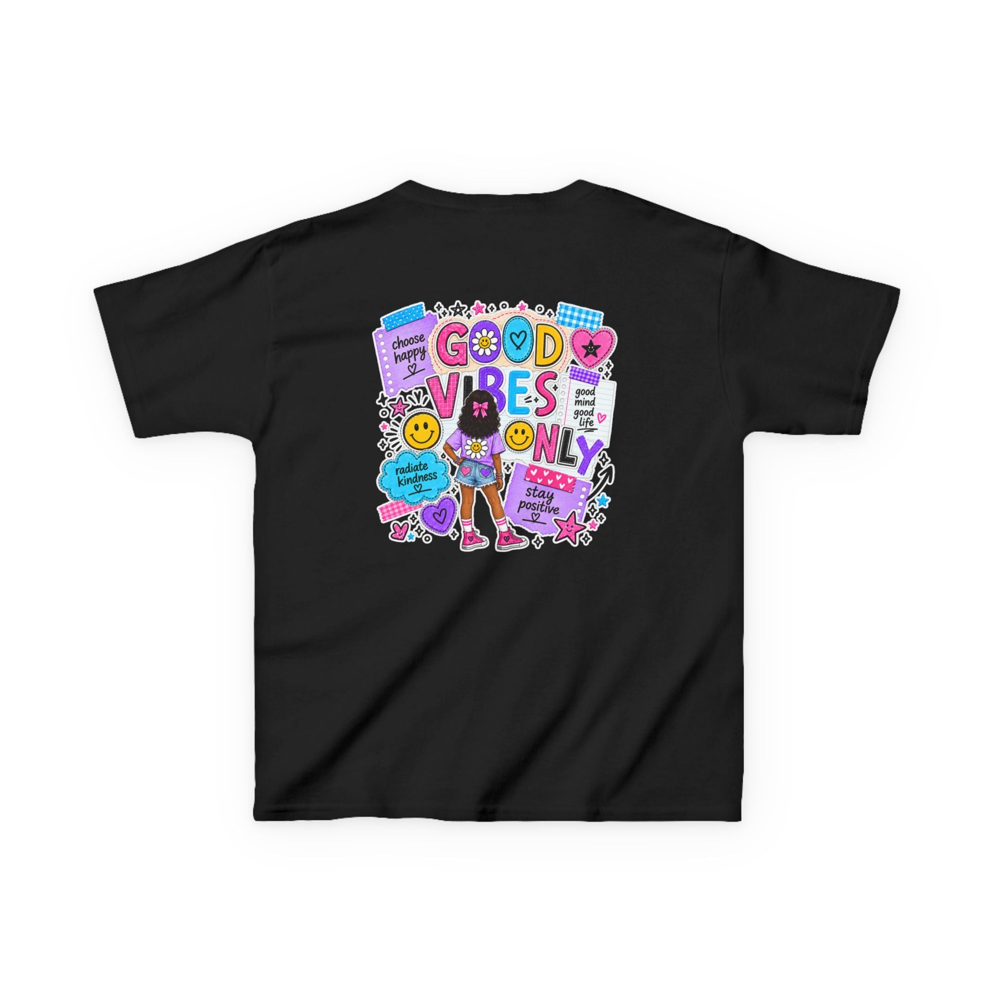 Good Vibes Only Heavy Cotton Kids T-Shirt