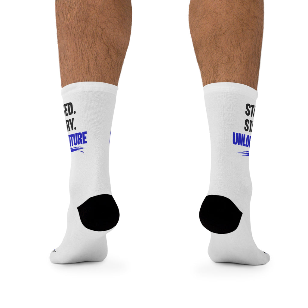 Unisex Stay Focused Poly Socks