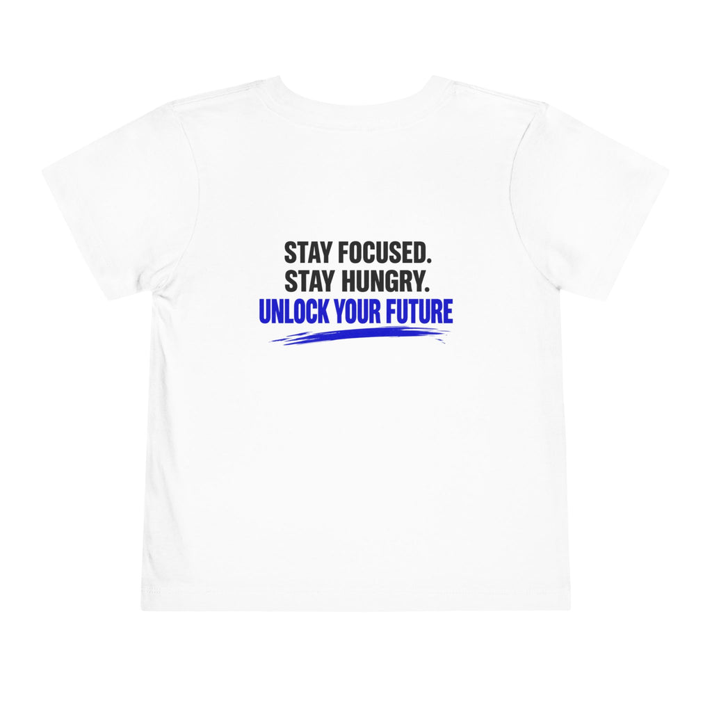 Hustle Always Hits – Toddler Motivational Football T-Shirt