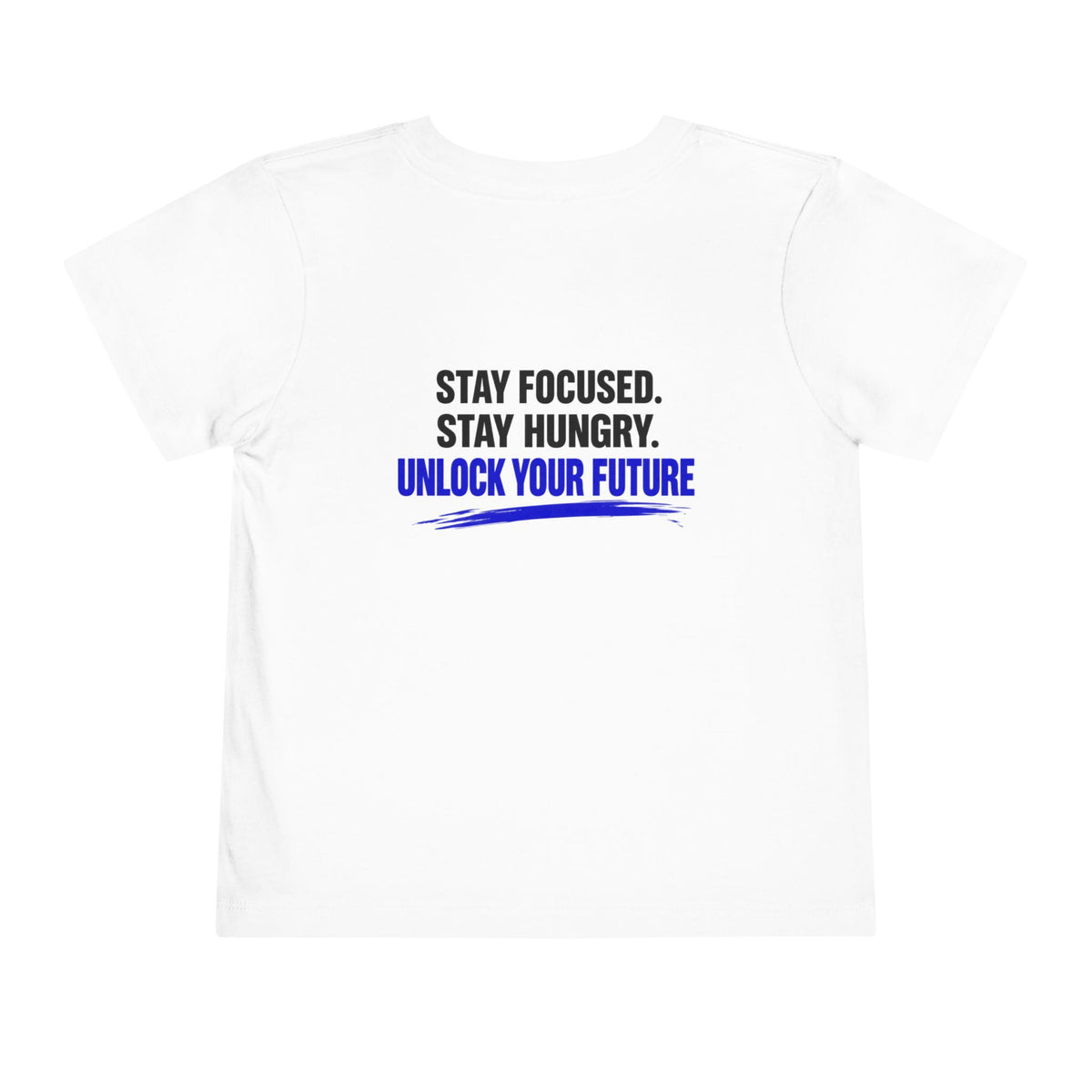 Hustle Always Hits – Toddler Motivational Football T-Shirt