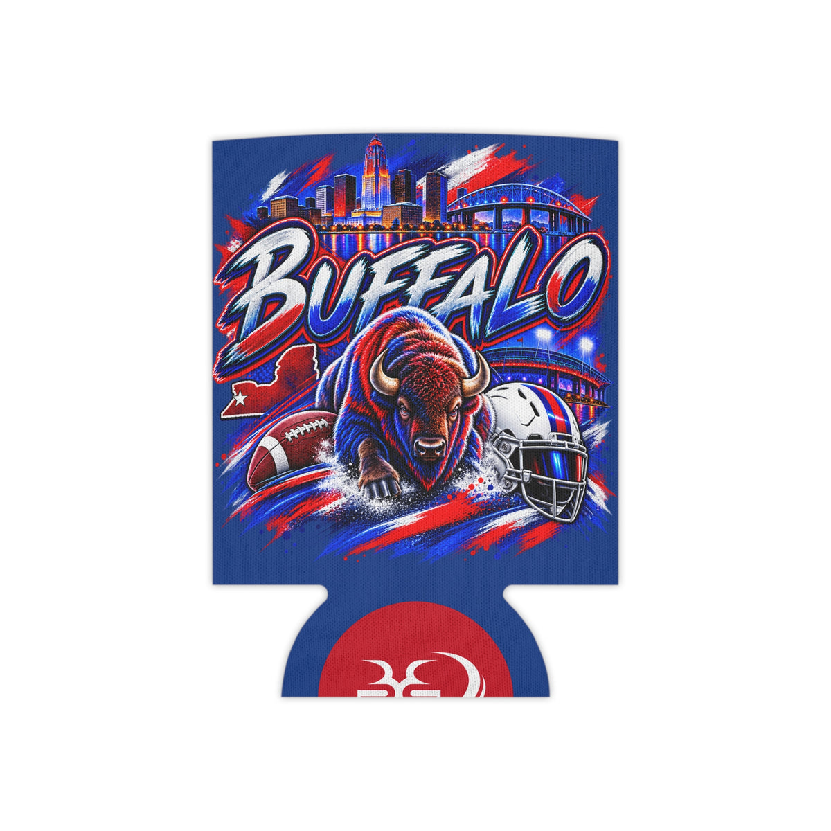 Buffalo Football Can Cooler Sleeve