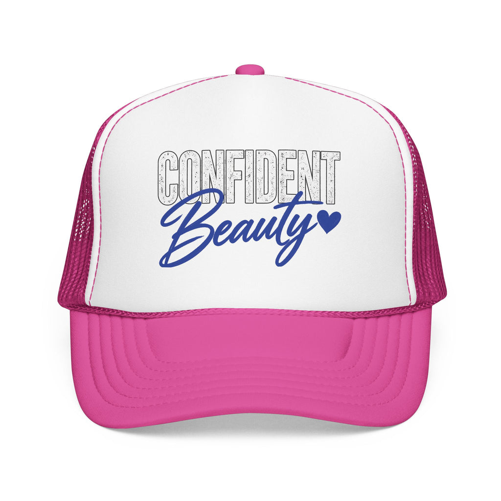 Confident Beauty Foam Trucker Mesh Cap