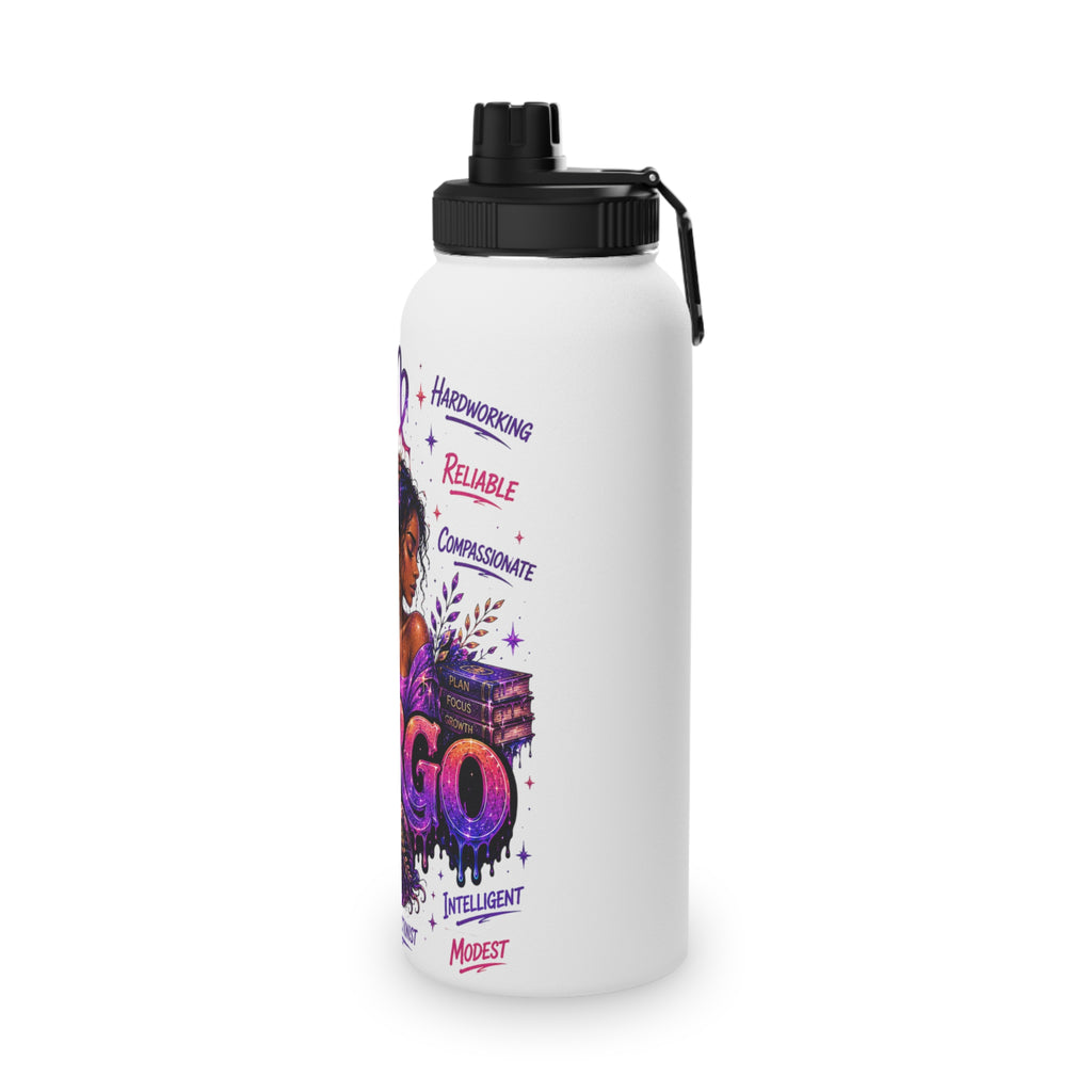 Virgo Stainless Steel Water Bottle, Sports Lid
