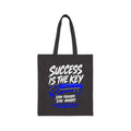 Success Is The Key Canvas Tote Bag