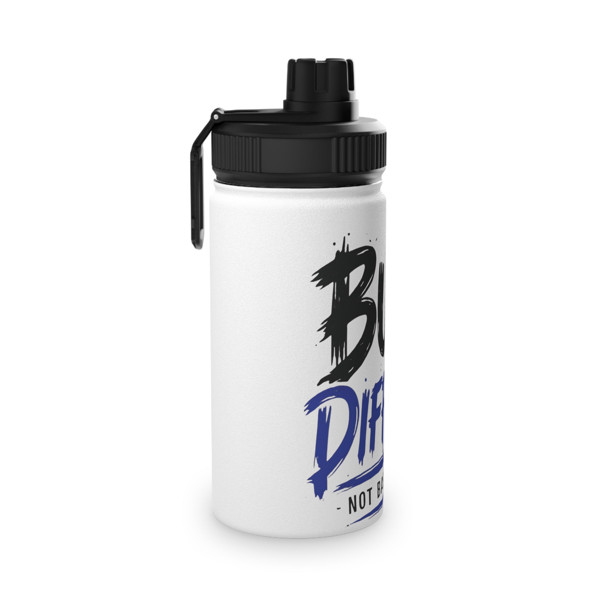 Built Different Stainless Steel Water Bottle, Sports Lid