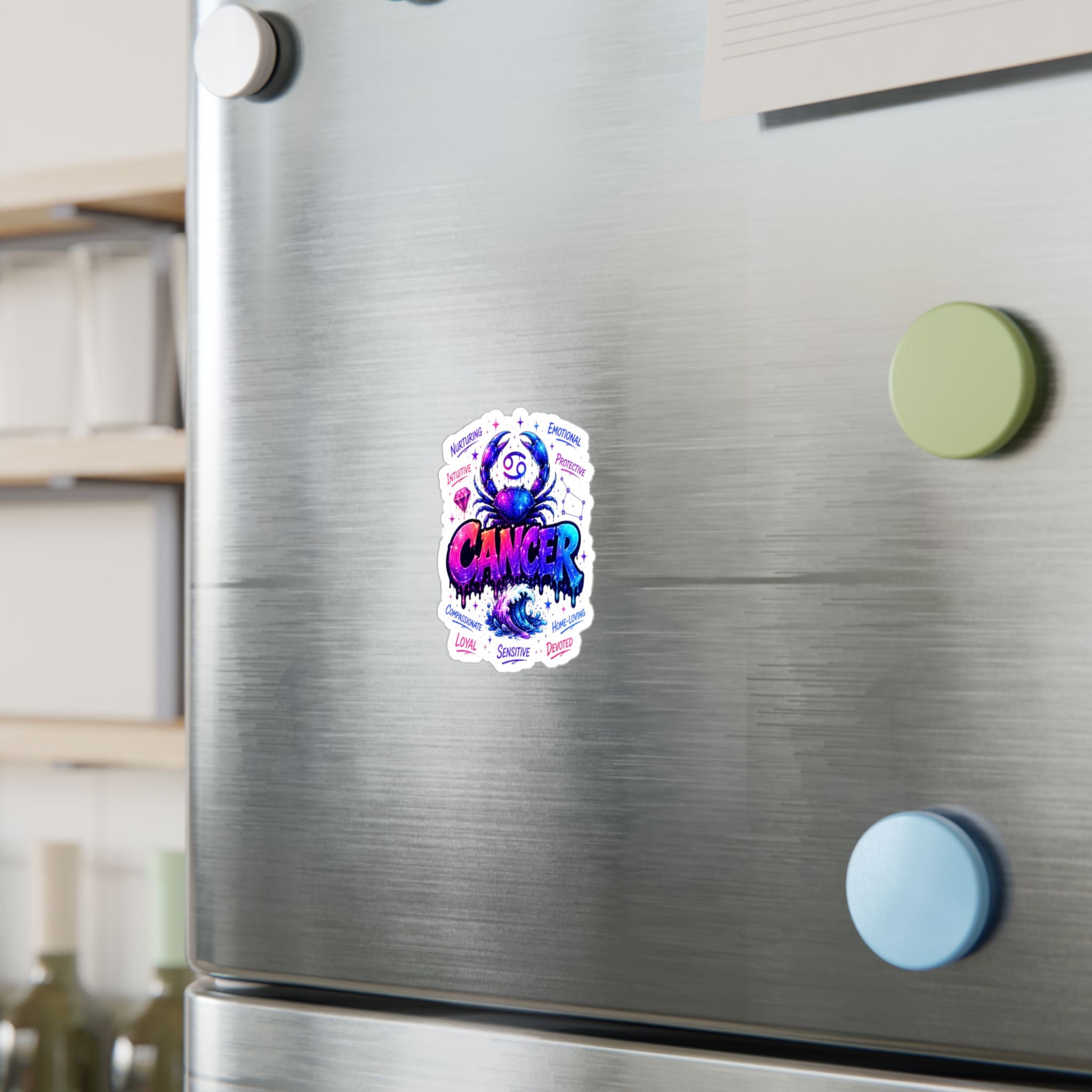 Cancer Zodiac Kiss-Cut Vinyl Decals