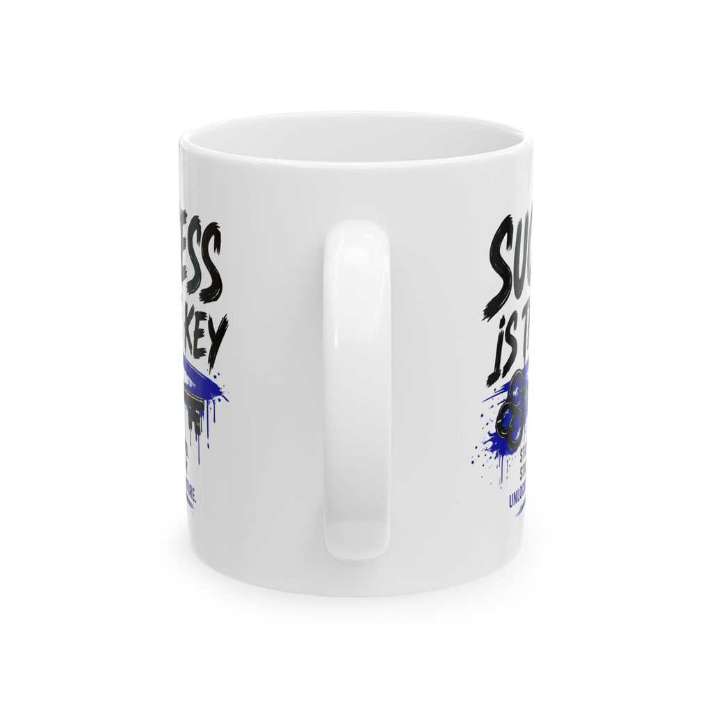 Success is The Key Ceramic Mug, (11oz)