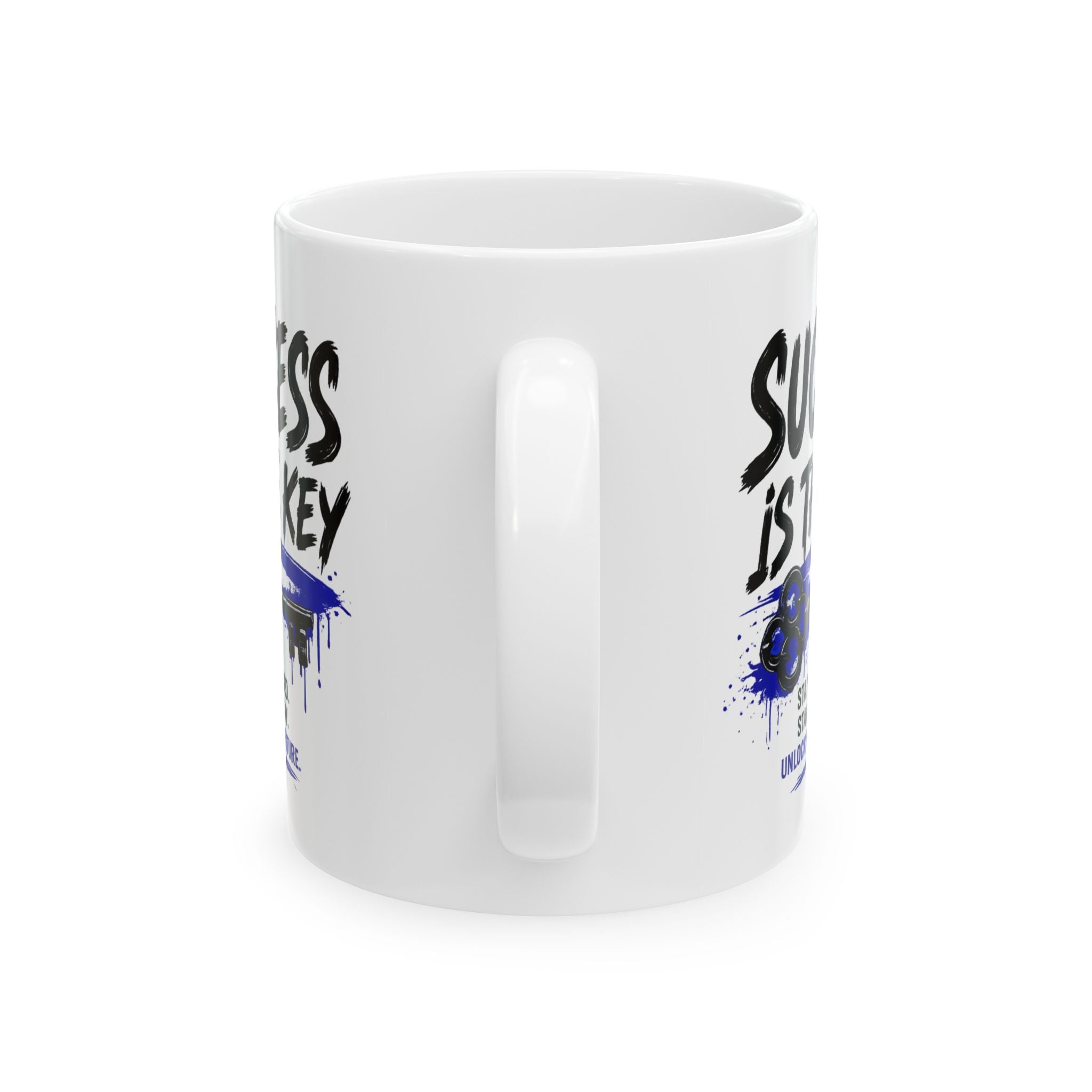 Success is The Key Ceramic Mug, (11oz)