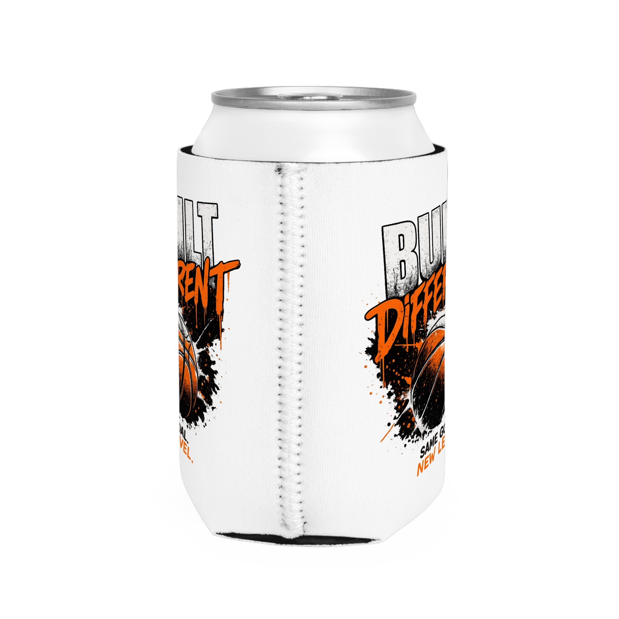 Built different Basketball Can Cooler Sleeve