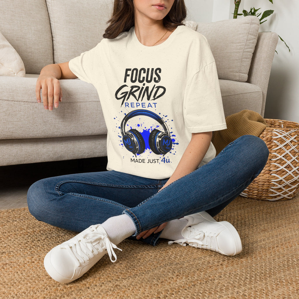 Focus Grind Repeat Unisex T-Shirt