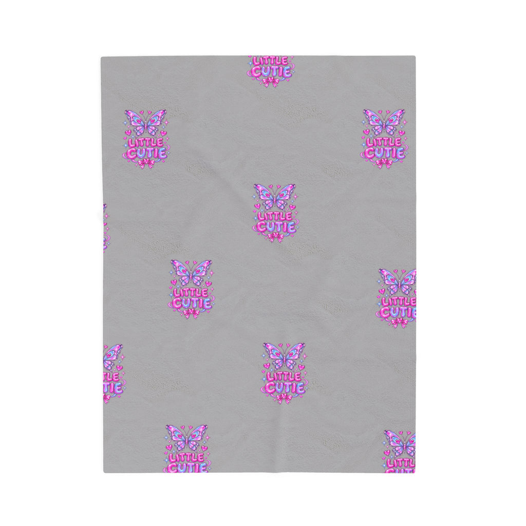 Little  Cutie Plush Velveteen Blanket