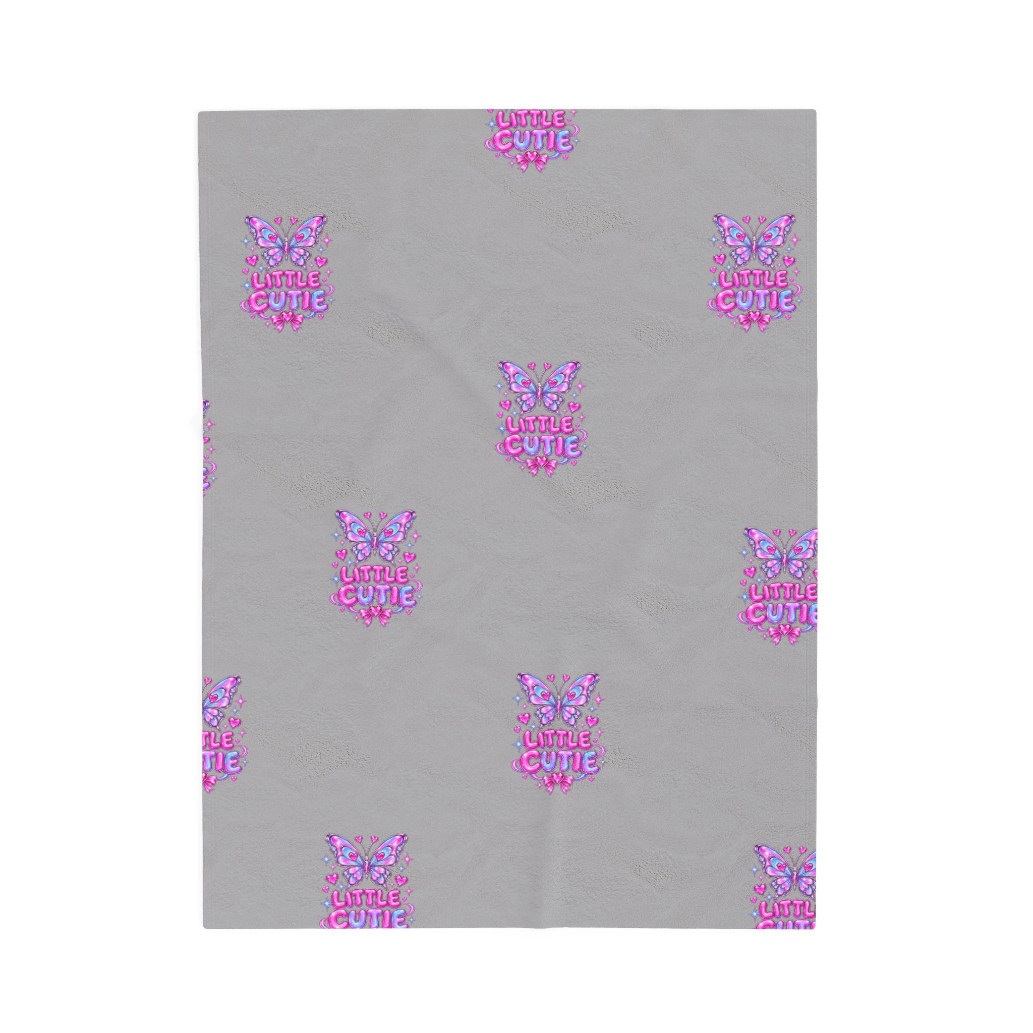 Little  Cutie Plush Velveteen Blanket