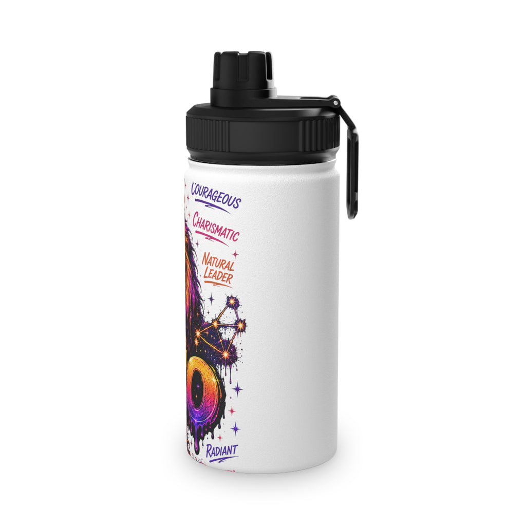 Leo Stainless Steel Water Bottle, Sports Lid