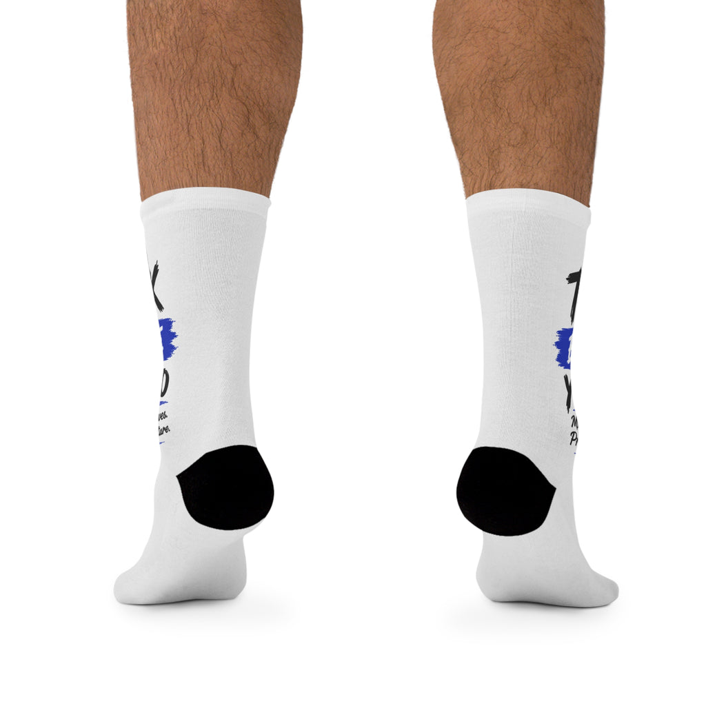 Think Before You Do Poly Socks