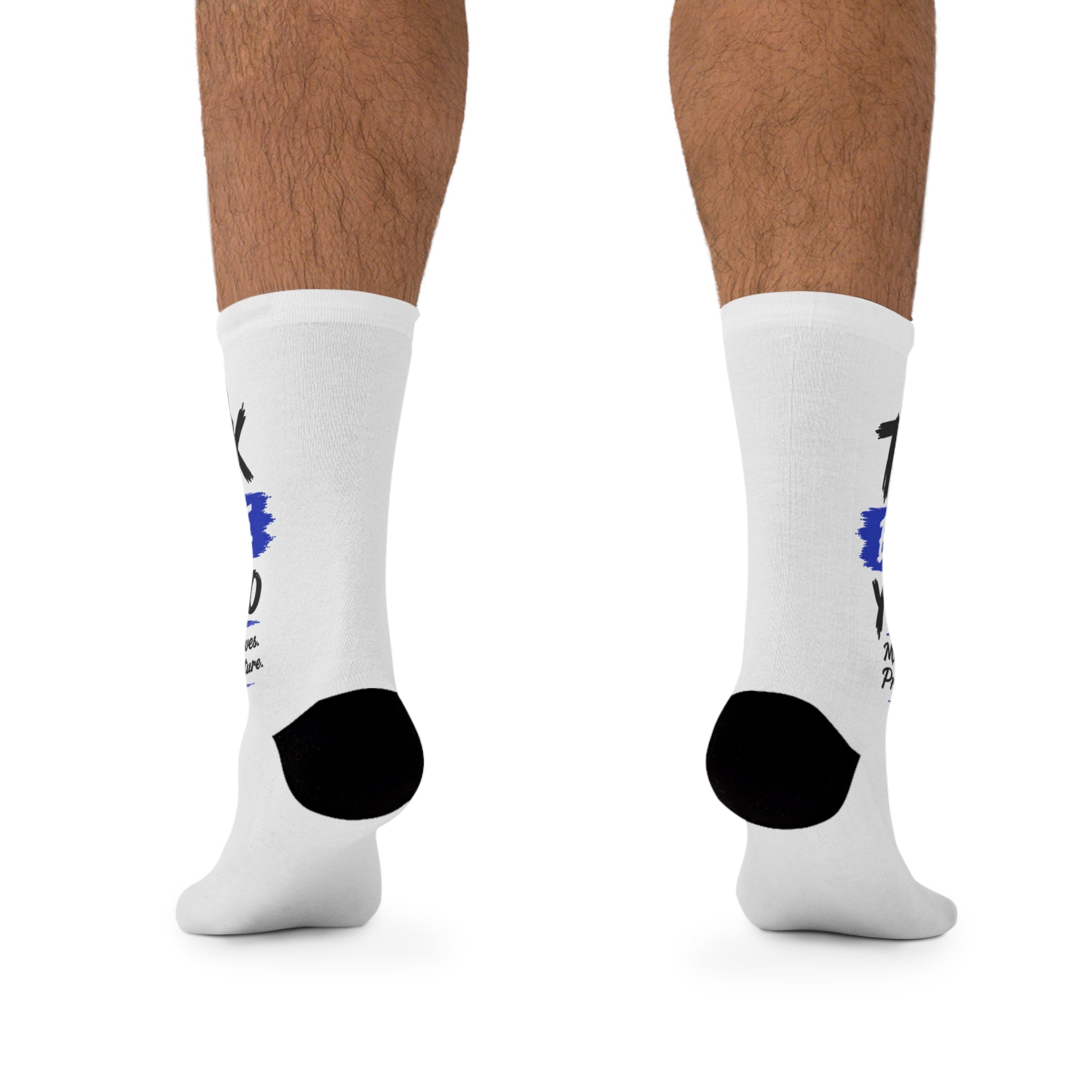 Think Before You Do Poly Socks