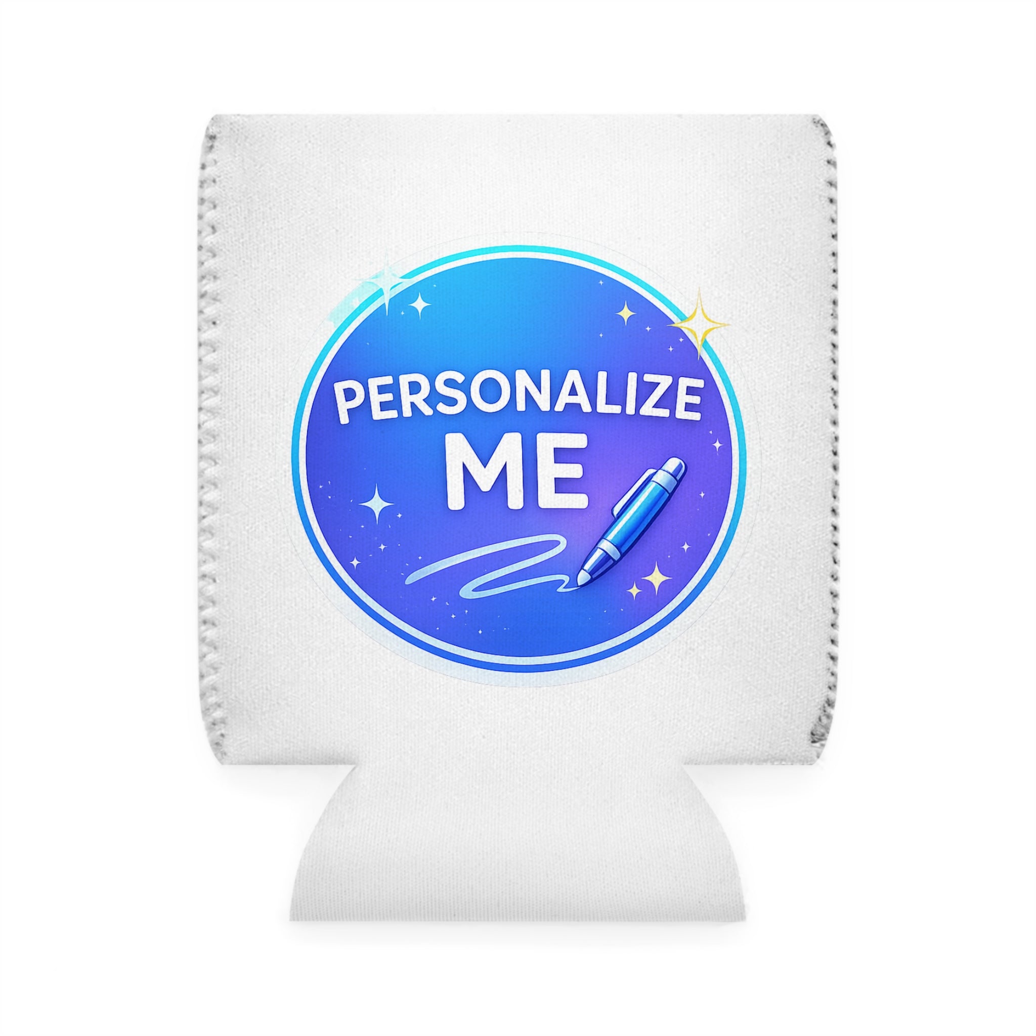 Personalize With a photo Can Cooler Sleeve