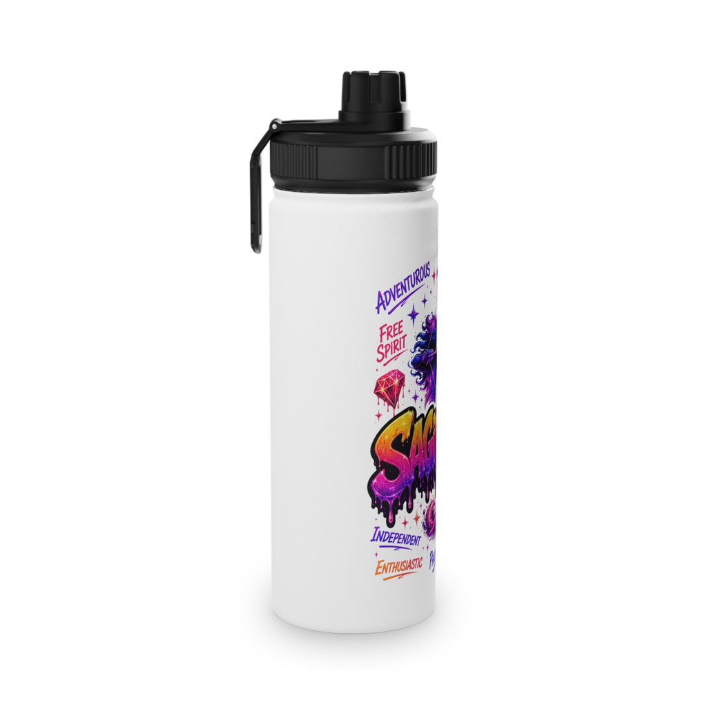 Sagittarius Stainless Steel Water Bottle, Sports Lid